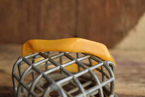 Thin Octagon Bakelite Bangle - Unique Bakelite Jewelry