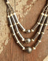 Three Ball Statement Necklace - Bohemian Vintage
