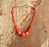 Cherry Red Marbled Necklace
