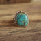 Size 9 Round Turquoise Ring