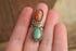 Size 5.5 Turquoise and Coral Ring