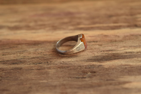 Square Agate Ring - Size 7.25