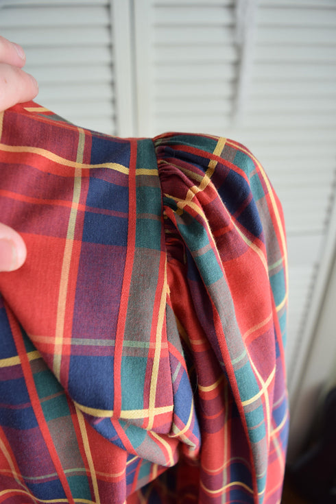 Red Plaid Pussy Bow Shirt - Levi Strauss & Co
