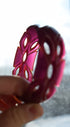 Translucent Purple Bakelite Bangle Bracelet