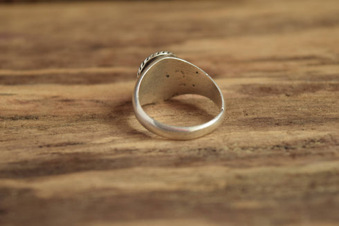 Rugged Turquoise Ring - Size 10 1/2