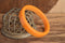Flat Butterscotch Bakelite Bangle