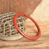 Red and Black Marbled Bakelite Spacer Bangle