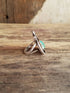 Turquoise Tear drop ring - size 5.75 6