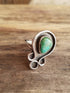 Turquoise Tear drop ring - size 5.75 6