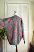 Southwestern Sweater - Large Oversized V-neck Cardigan