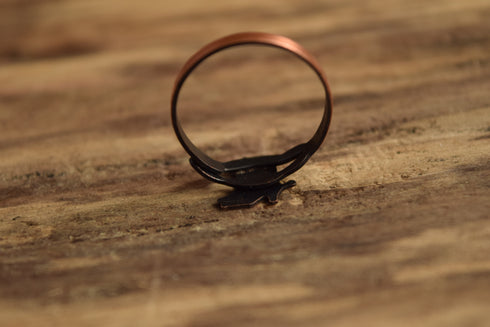 Cowboy Boot Ring - Size 7-11 Adjustable