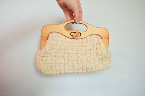 Knit Handbag Clutch
