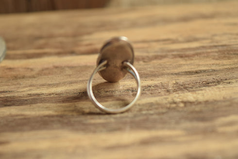 Long Marquise Onyx Ring - Size 6