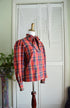Red Plaid Pussy Bow Shirt - Levi Strauss & Co