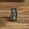 Green Turquoise Size 5 3/4 (Tight Size 6) Multistone Zuni ring