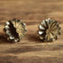 Vintage Metal Pom Pom Earrings