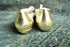 Gold and White Oxford Style Vintage Low Heels