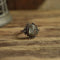 Abalone Shell Ring - Size 8 Mexican Silver
