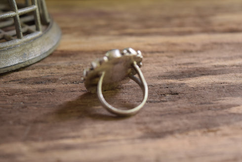 Pale Turquoise Cluster Ring Size 6