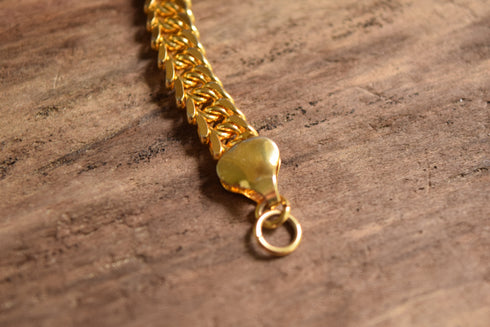 Golden Monet Chain Bracelet