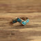 ZigZag Southwestern Ring - Size 6.75 Geometric Faux Turquoise Ring