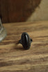 Dark Onyx Oval Ring Size 7 3/4