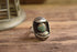 Feather Turquoise Shield Ring Size 8