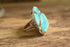 Dual Turquoise Ring - Size 9 3/4