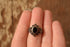 Intricate Black and Silver Ring Size 5 3/4