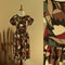 1980's Tulip Print Dress