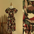1980's Tulip Print Dress
