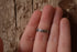 Black Square Ring Size 7 - Sterling Silver
