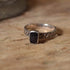 Black Square Ring size 7