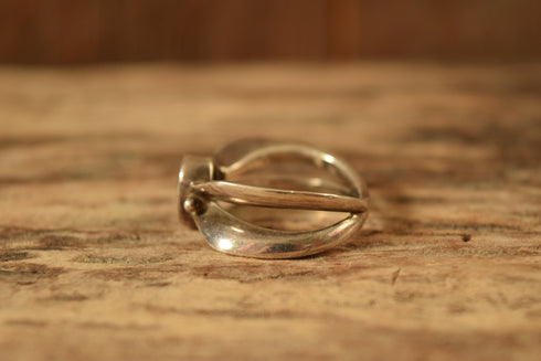 Abalone Shell Ring - Size 8 1/2 vintage