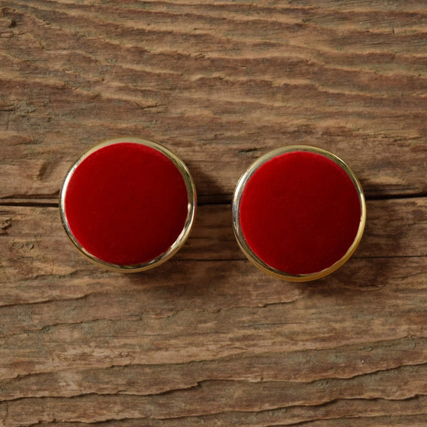 Red Velvet Earrings