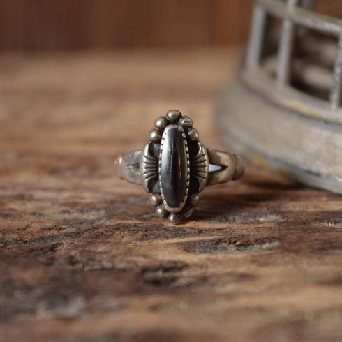 Hematite Sterling Ring Size 5 3/4 - Bell Trading Post