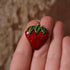 Small vintage strawberry brooch