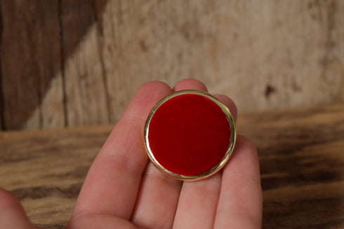 Red Velvet Earrings
