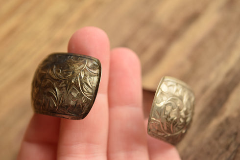 Engraved Sterling Silver Cuff Bracelet