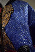 Abstract Art Satin Bomber Jacket - Large