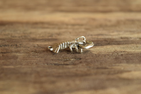 Lobster Charm Sterling Silver Vintage