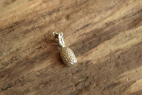 Pineapple Charm Sterling Silver Vintage