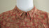 Red & Brown Floral Pendleton Blouse