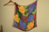 Sheer Black Floral Square Silk Scarf - Liz Claiborne New Old Stock
