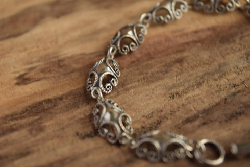 Beau Sterling Silver Bracelet