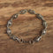 Beau Sterling Silver Link Bracelet