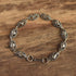 Beau Sterling Silver Link Bracelet