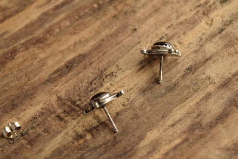 Onyx Sterling Studs - Southwestern