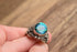 Size 11.5 Abalone Navajo Ring - Circle J.W.