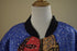 Abstract Art Satin Bomber Jacket - Large